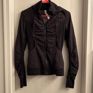 Black Lululemon dance studio jacket, perfect condition